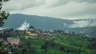 village on a hill in almora